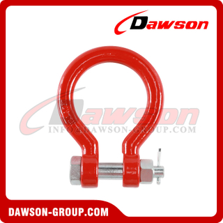 DS222 Bolt Type Bow Shackle with Safety Pin and Nuts