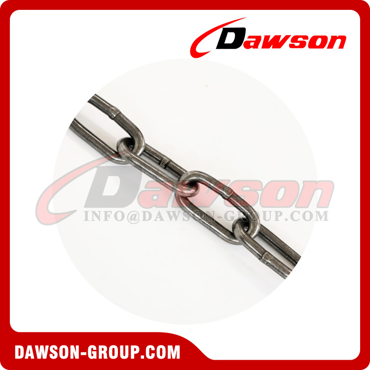 Grade 80 7-28MM Fishing Long Link Chain / Black Painted Steel Welded G80 Fishing Chain