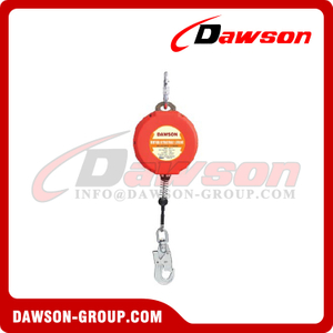 DS-HE-6(S), DS-HE-10(S) Galvanized Wire Retractable Lifeline, Stainless Steel Self-Retracting Lifeline
