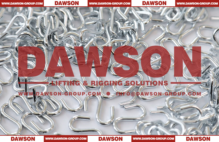 Zinc Plated S-Hook, Steel S Hook - Dawson Group Ltd. - China Factory, Supplier