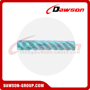 Polyolefinfibers Rope with Steel Strand, 3 Strand 4 Strand 6 Strand Twisted Structure Rope