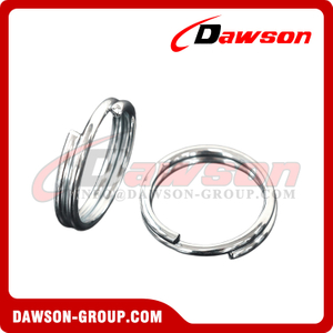 Galvanized Spring Round Split Key Ring for Tag