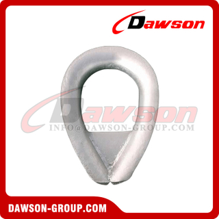 Type K15 Galvanized Superloop Thimble, Superior Mild Steel Wire Rope Thimbles