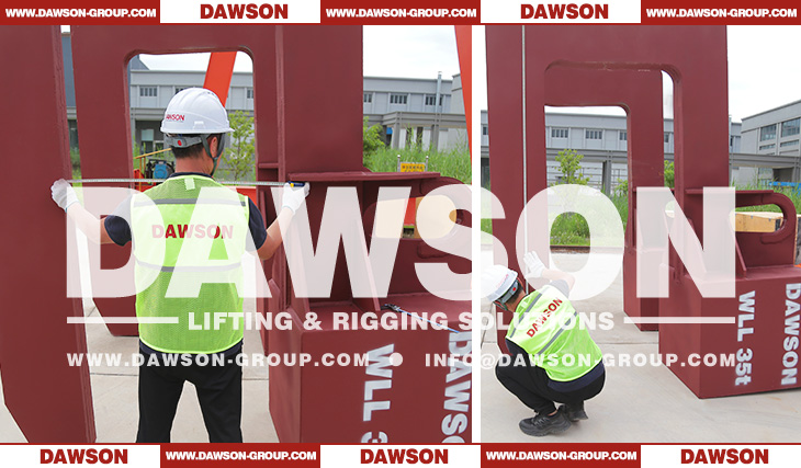 Heavy Duty C Type Lifting Clamps Hook for Handling Steel Coils Welding with Multi-Layer Steel Plates - Dawson Group Ltd. - China Manufacturer