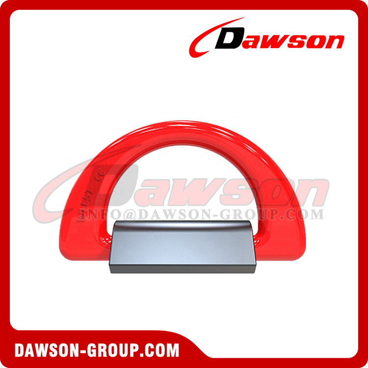 DS310 WLL 5-12.5T Forged Alloy Steel D Ring with Wrap for Lashing Chain