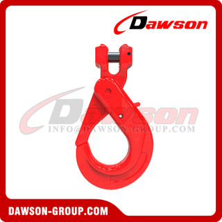 DS248 G80 7/8-16MM Italy Type Clevis Self-locking Hook for Crane Lifting Chain Slings