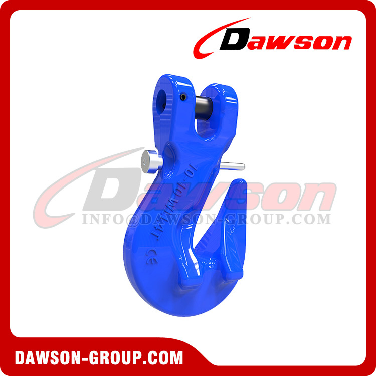 DS1046 8MM 10MM 13MM G100 Clevis Shortening Cradle Grab Hook with Safety Pin for Adjust Chain Length