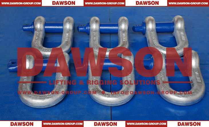WLL 85T Hot Dip Galvanized US Type DG210 Chain Shackle with Screw Pin for Fishing & Aquaculture - Dawson Group Ltd. - China Manufacturer, Supplier, Factory