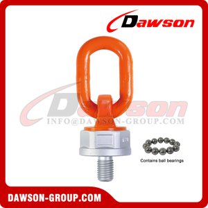 DS304HD G80 Heavy Duty Swivel Hoist Ring, 360° Rotation Hoist Ring, Grade 80 Lifting Screw Point