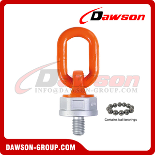 DS304S G80 Heavy Duty Swivel Hoist Ring, 360° Rotation Hoist Ring, Grade 80 Lifting Screw Point