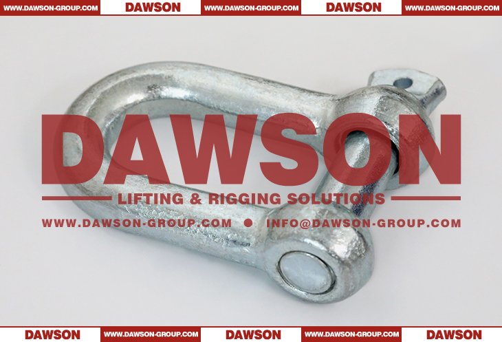 European Type Commercial Galv. Dee Shackle, Chain Shackle with Screw Pin - Dawson Group Ltd. - China Manufacturer