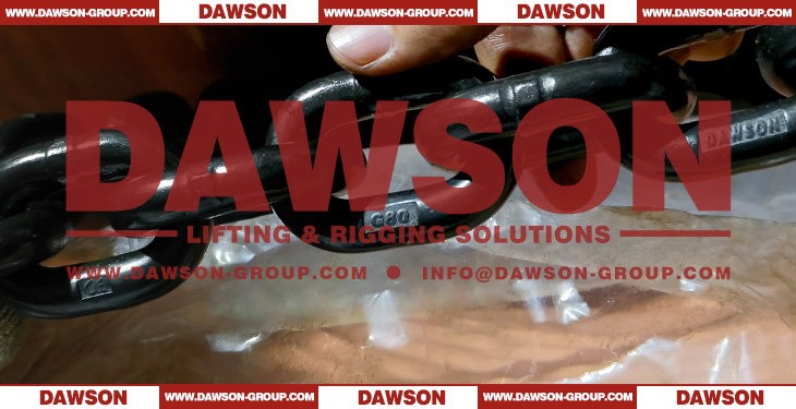13mm EN818-2 Grade 80 Alloy Lifting Chain, G80 Lifting Chain, Grade 80 Short Link Chain for Chain Slings - Dawson Group Ltd. - China Manufacturer, Supplier
