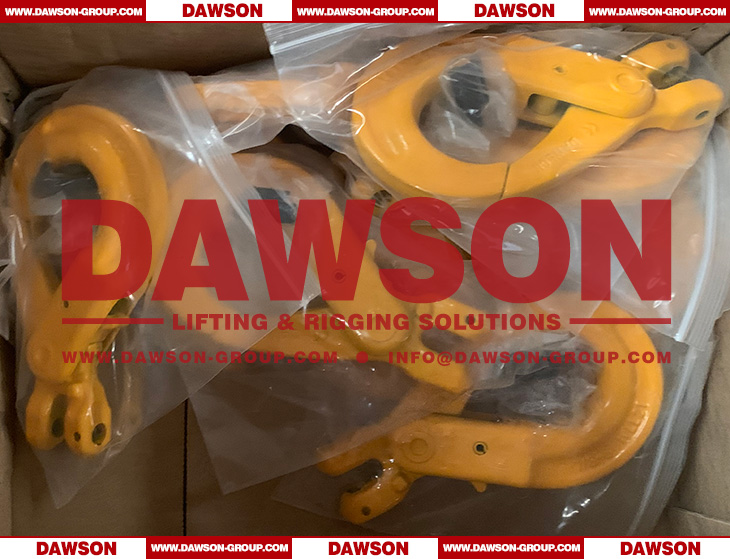 DS082 G80 European Type Clevis Self-locking Hook for Lifting Chain Slings - Dawson Group Ltd. - China Supplier, Factory