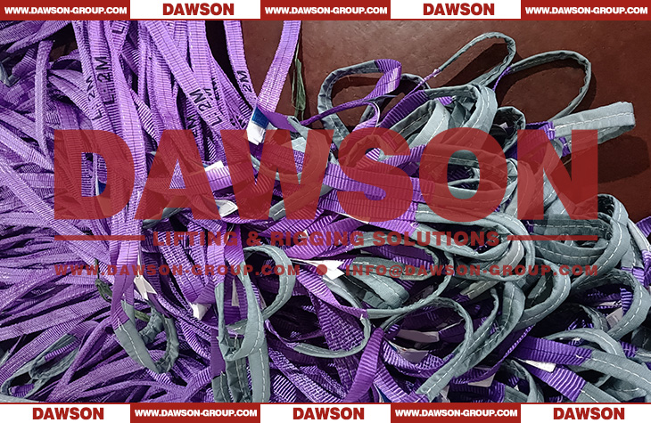 WLL 1 Ton 1000kg Polyester Webbing Slings - Lifting Slings - Dawson Group Ltd. - China Manufacturer