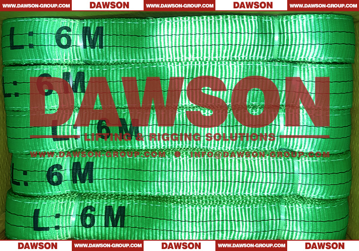 WLL 2 Ton 2000kg Polyester Webbing Slings - Lifting Slings - Dawson Group Ltd. - China Manufacturer