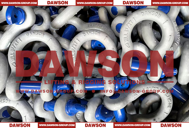Dawson Brand Hot Dip Galvanized US Type DG209 Bow Shackle with Screw Pin, S6 High Strength Screw Pin Anchor Shackle - Dawson Group Ltd. - China Manufacturer Supplier, Factory