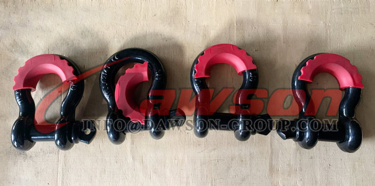 Dawson Drop Forged Bow Shackle with PU Protection for Towing & Recovery Strap, S6 Screw Pin Anchor Shackles - Dawson Group Ltd. - China Manufacturer, Supplier