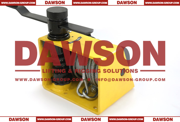 DSHW-AB Hand Worm Gear Winch with Wire Rope, Hand Winch - Dawson Group Ltd. - China Factory