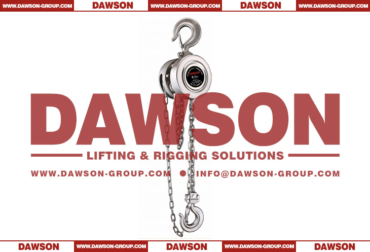 DSS-A Stainless Steel Chain Hoist, SS Chain Block, Pulley Chain Block for Lifting - Dawson Group Ltd. - China Manufacturer, Supplier