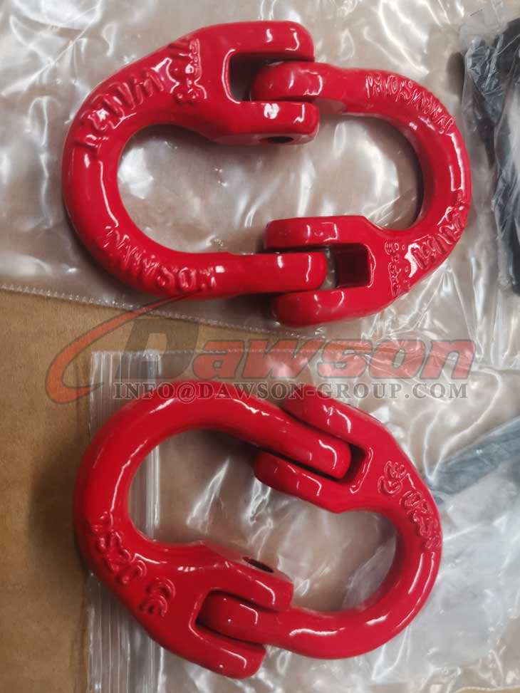 DS704 G80 / Grade 80 5mm Coupling Connecting Link for Assembly Chain Slings, Super Alloy