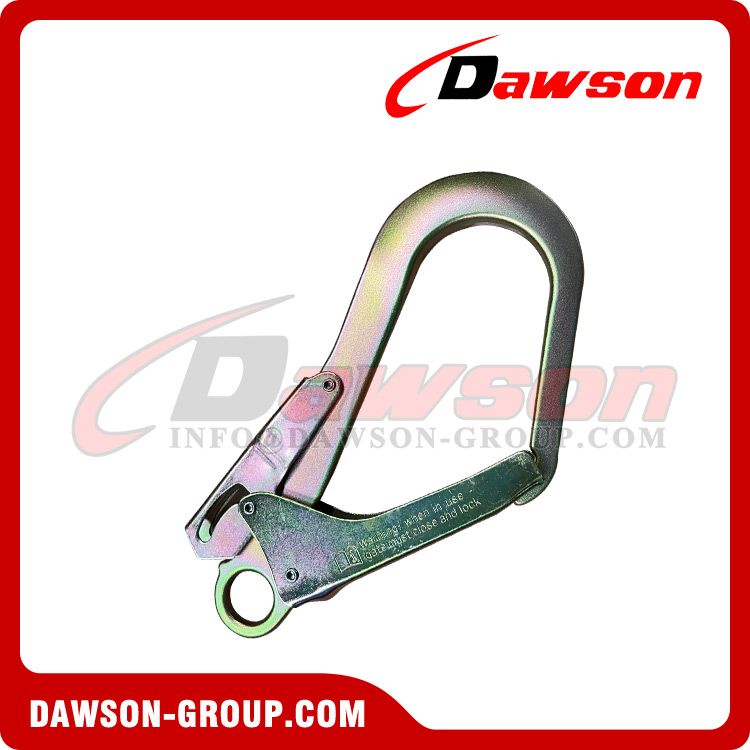 DSJ-2031 Climbing Harness Full Body Harness Fall Protection Steel Snap Hook, Forged Steel Safety Scaffold Hook