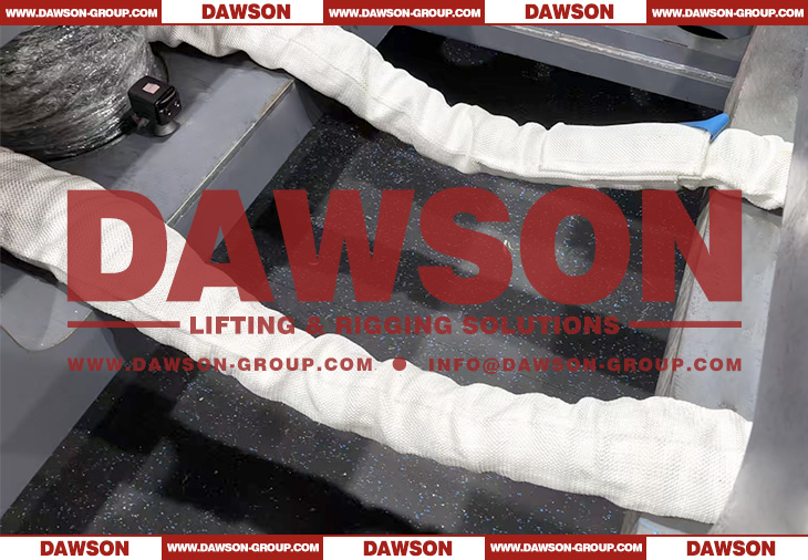 DAWSON &times; TYSONNEEMA Ultra-high Molecular Weight Polyethylene Endless Round Lifting Slings with HMPE UHMWPE Sling Protection - Dawson Group Ltd. - China Factory, Supplier