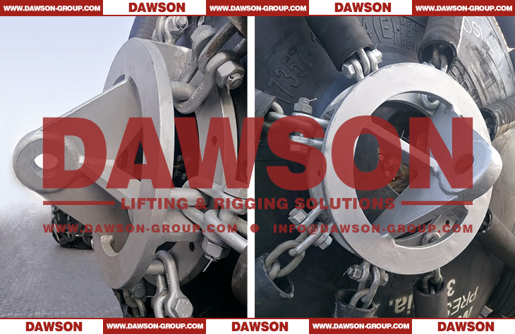 Application for Towing Lug (Ring) for Pneumatic Rubber Fender, Towing Ring for Sling Type of Fender - Dawson Group Ltd. - China Manufacturer, Factory