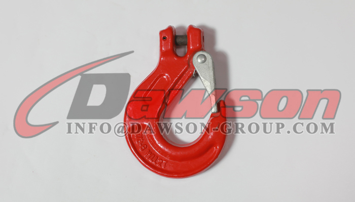DS333 G80 Clevis Sling Hook with Cast Latch for Lifting Chain Slings - Dawson Group Ltd. - China Manufacturer, Supplier, Factory