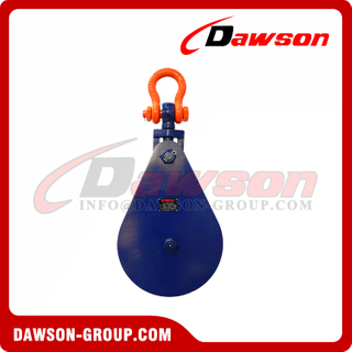 H419 Light Type Champion Snatch Pulley Block with Shackle