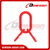 DS096 G80 MA16-MA70 Welded Master Link Assembly With Flat for Steel Wire Rope Slings / Chain Slings