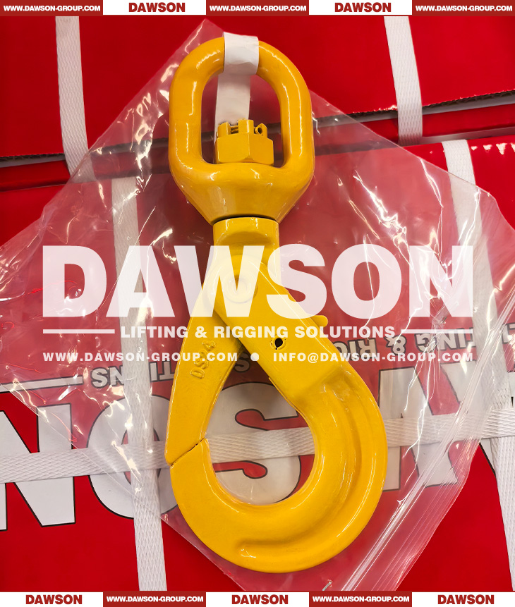 DAWSON DS083 G80 6-32MM European Type Swivel Selflock Hook for Chain Slings - Dawson Group Ltd. - China Manufacturer, Factory