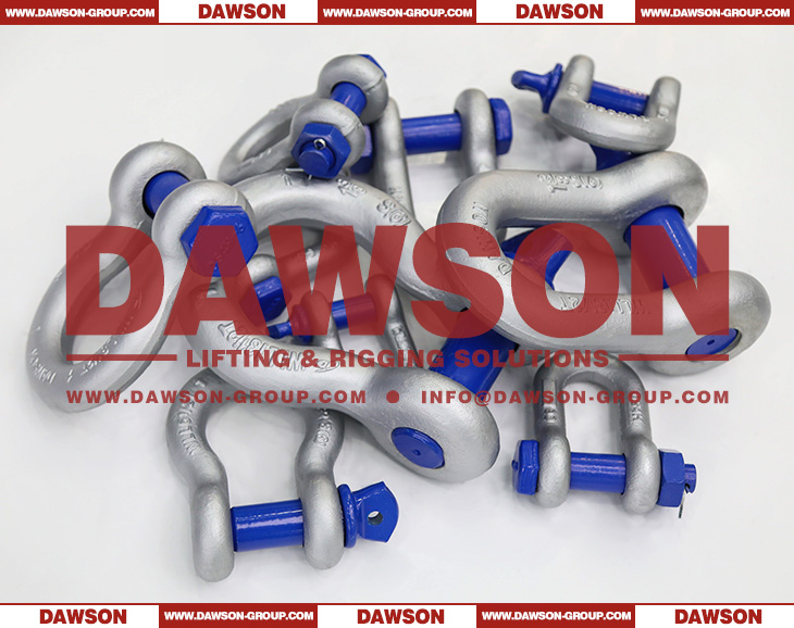 DAWSON Hot Dip Galvanized US Type Screw Pin Chain Shackle Anchor Shackles, S6 Bolt Type Anchor Shackle Chain Dee Shackle - Dawson Group Ltd. - China Manufacturer, Supplier