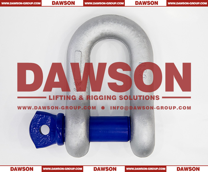 DAWSON Hot Dip Galvanized US Type DG210 Chain Shackle with Screw Pin, High Strength S6 Screw Pin Dee Shackle - Dawson Group Ltd. - China Supplier, Manufacturer, Factory
