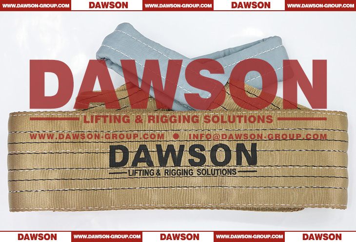WLL 6 Ton Polyester Webbing Slings - 6000kg Lifting Slings - Dawson Group Ltd. - China Manufacturer, Supplier