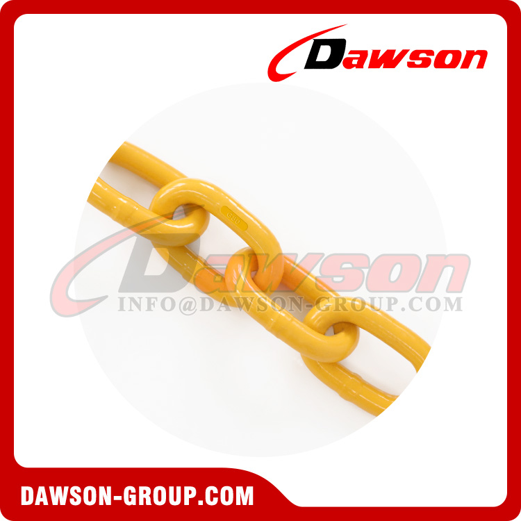 Welded G80 7-28MM Alloy Fishing Medium Link Chain / Grade 80 Hot Dipped Galvanized Fishing Chain