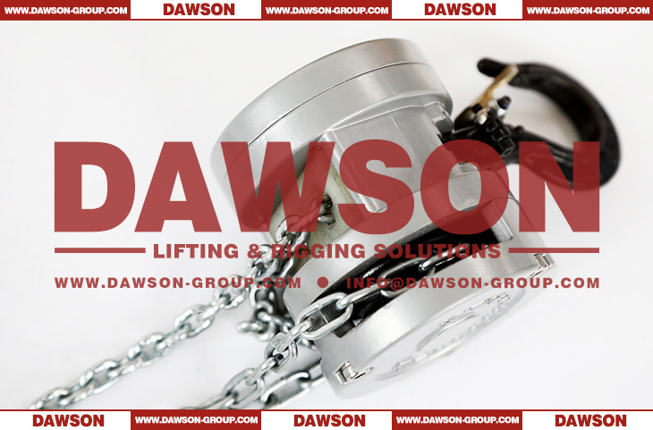 250KG Aluminum Alloy Chain Hoist, 0.25 Ton Mini Manual Chain Block for Construction Site Lifter - Dawson Group Ltd. - China Supplier, Factory
