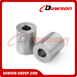 Stainless Steel Round Ferrules, SS316 Wire Rope Stop Button