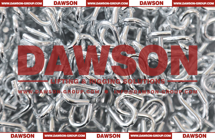 Zinc Plated S-Hook, Steel S Hook - Dawson Group Ltd. - China Factory