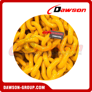 EN818-2 G80 Alloy Lifting Chain, G80 Trawling Chain, Grade 80 Alloy Steel Load Chain for Fishing & Aquaculture