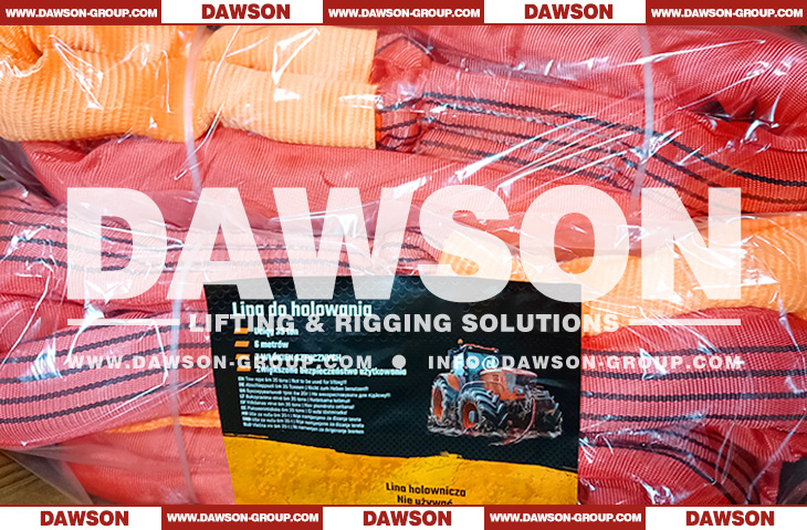 35T X 6M Heavy Duty Tow Slings with Sleeve for Towing or Recovering Vehicles - Dawson Group Ltd. - China Manufacturer, Factory