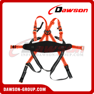 Full Body Safety Harness with Waist Protector, Reflective Thread
