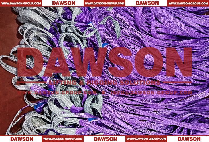WLL 1 Ton Polyester Webbing Slings - Lifting Slings, 1000KG Web Lifting Sling - Dawson Group Ltd. - China Manufacturer, Factory