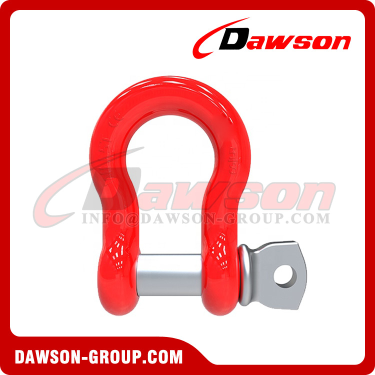 DS621 S6 High Strength Bolt Type Bow Shackle for Wire Rope Slings