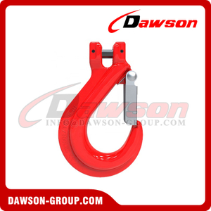  DS680 G80 10MM WLL 7100LBS Forged Super Alloy Steel Clevis Sling Hook