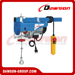 DS400B 12M 20M 30M 40M Mini Electric Hoist with with Quick Installation Hook, Electric Wire Rope Hoist Type B