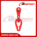 DS930 G80 7-8MM WLL 2T Swivel Pulley Connector with Roller Sheave for Forestry Logging