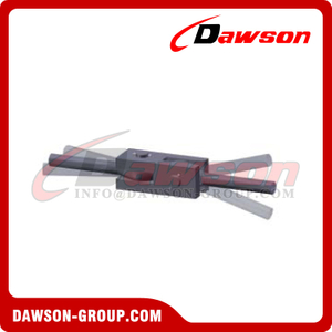 Φ50-Φ210 S-type Dock Steel Tie Rod, Tie Rods for Marine, Two-way Hinge Dock Steel Tie Rod, Tie Rods, Tension Bars, Marine Tie Rods