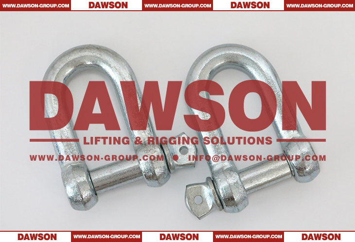 European Type Commercial Galv. Dee Shackle, Chain Shackle with Screw Pin - Dawson Group Ltd. - China Supplier, Factory