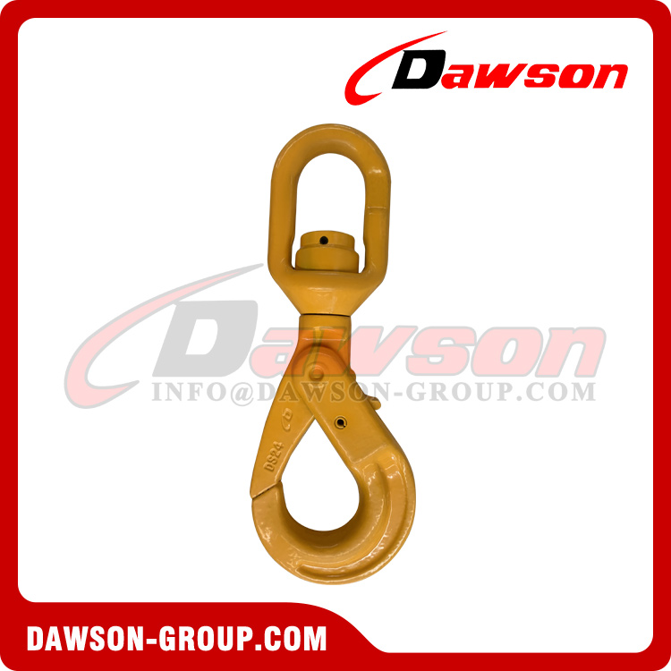 DS042 G80 6-26MM Swivel Selflock Hook With Bearing for Lifting Chain Slings