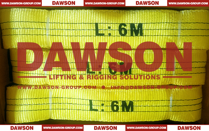 WLL 3 Ton 3000kg Polyester Webbing Slings - Lifting Slings - Dawson Group Ltd. - China Factory, Manufacturer